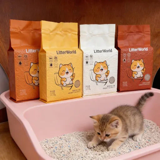 LitterWorld® Dust-Free Magic Cloud Clumping Cat Litter – Your Feline’s 5-Star Odor-Vanishing Bathroom Paradise 🐱