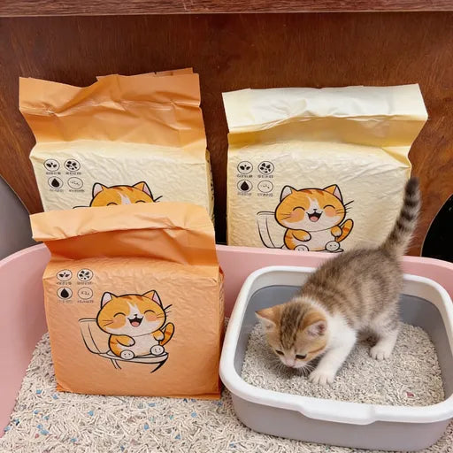 LitterWorld® Paw-some Cloud Clumping Cat Litter – Kitty’s Odor-Vanishing Litter Box Oasis | Dust-Free, Rock-Solid Clumps, Vet-Approved Feline Luxury