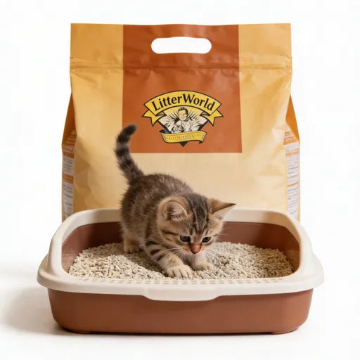 LitterWorld® Kitty’s Magic Dust-Free Royal Throne Litter - Ultra-Clumping, Odor-Vanishing Formula | Transform Your Litter Box into a Fresh, Dust-Free Palace (Multi-Cat & Paws-Friendly!)